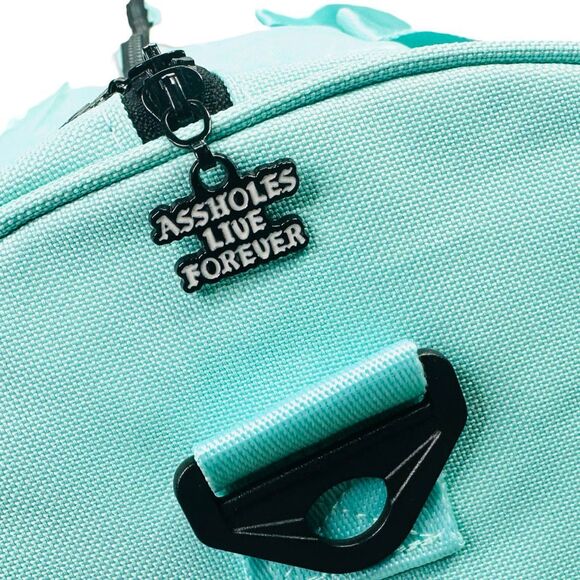 A**holes Live Forever Drug Money Embroidered Duffle Bag - 20” x 8.5” x 11.5” - Picture 5 of 6